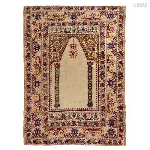 A TURKISH PRAYING CARPET