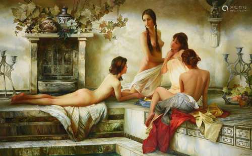 Serge Marshennikov (Russian b. 1971), The bath of Aphrodite