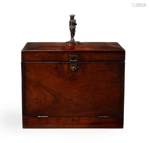 A mahogany collector's box