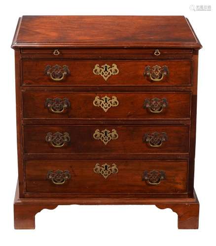 A mahogany chest of drawers in George III style