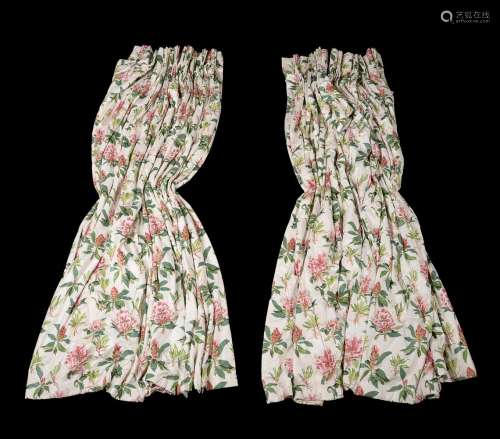 A pair of curtains, recently manufactured from Jean Monro rh...