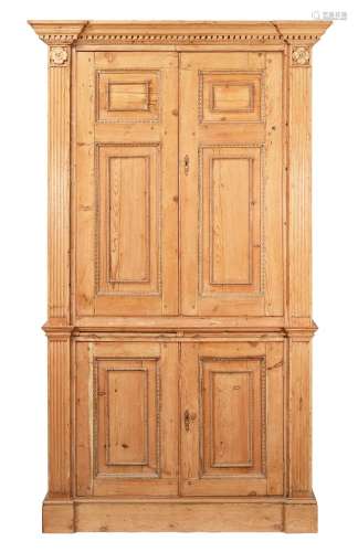 A pine side cabinet