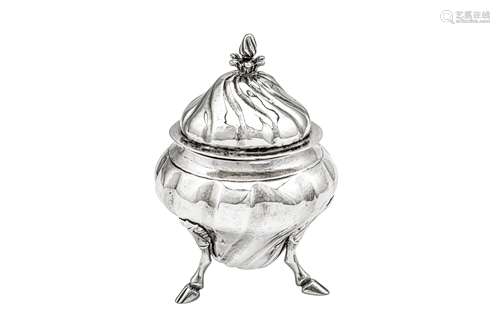 late 18th century Maltese silver covered sugar bowl, circa 1...