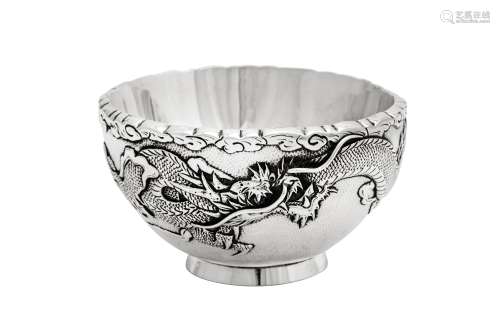 A late 19th / early 20th century Japanese silver bowl, circa...