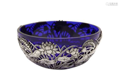 An early 20th century Chinese Export silver bowl, Canton cir...