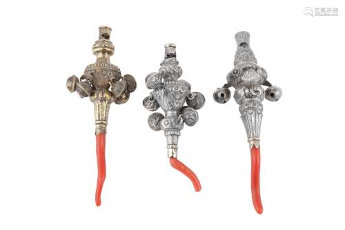 A mixed group of William IV / Victorian sterling silver and ...