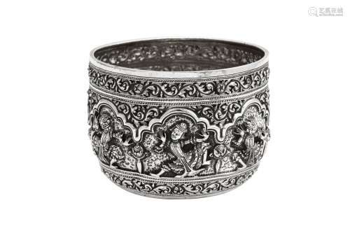 A late 19th century Anglo – Indian silver bowl, Poona circa ...