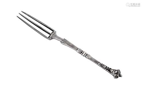 A late 17th / early 18th century Italian silver fork, Venice...