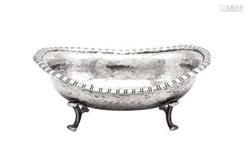 A late 18th century Italian silver bowl or salt, Venice circ...