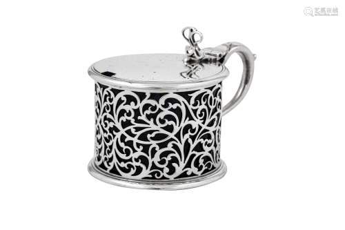 A William IV sterling silver mustard pot, London 1835 by Seb...