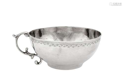 An early 19th century Ottoman Turkish silver water cup, prob...