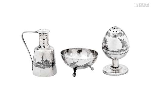 A mixed group of early to mid-20th century Iraqi silver and ...