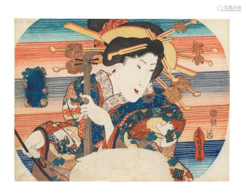 Utagawa Toyokuni III (1786-1865) and Utagawa Yoshikazu (Acti...