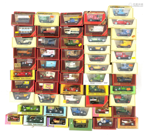 A LARGE COLLECTION OF MATCHBOX MODELS OF YESTERYEARS