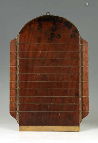 AN EARLY 19TH CENTURY SHOVE HA'PENNY BOARD GAME h…