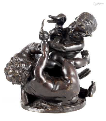 A 19TH CENTURY FRENCH BRONZE SCULPTURE after Claude
