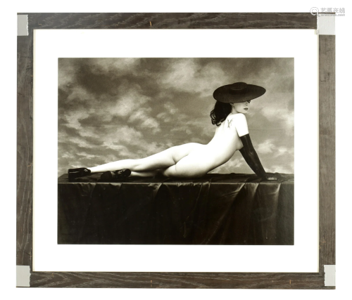 ARR ARR BOB CARLOS CLARKE PRINT OF NUDE LADY â€™BLACK