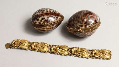 TWO VICTORIAN SILVER PURSES AND BRACELETS