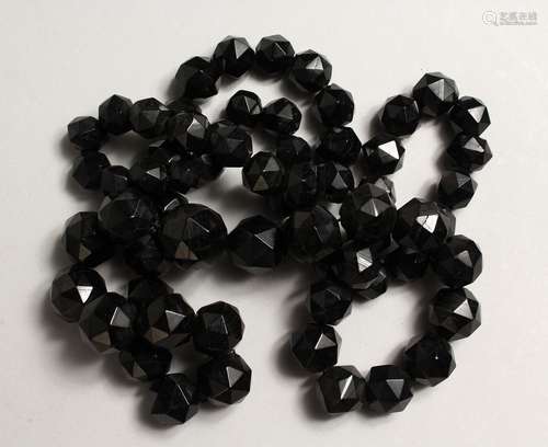 A WHITBY JET NECKLACE