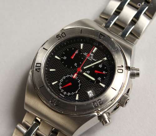 A LUCIAN PICARD CHRONGRAPH WRIST WATCH