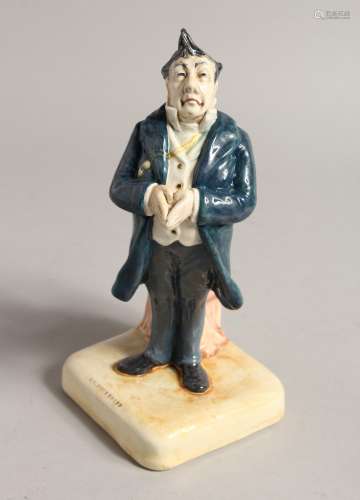 A BRETBY POTTERY STANDING FIGURE, MR PECKSNIFF. No 3087 9ins...