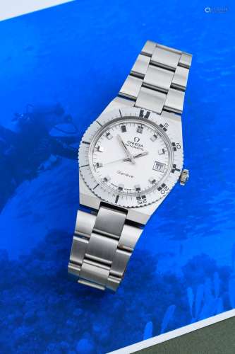 OMEGA (Genève Sport Automatic Diver - Date / Albinos Silver ...