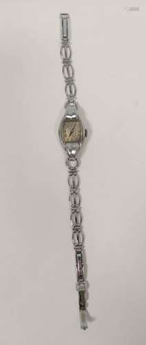 Lady's Rolex Tudor evening watch, chrome and stainless steel...