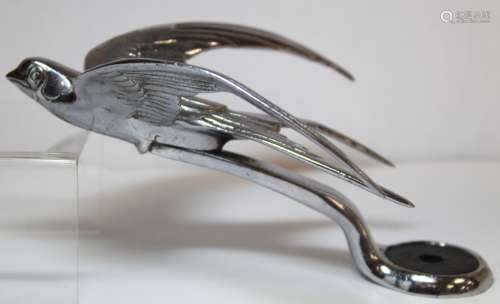 Early 20th century chrome plated car mascot in the form of a...