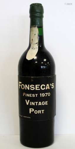 Fonseca's Finest Vintage Port 1970, one bottle, 75cl.