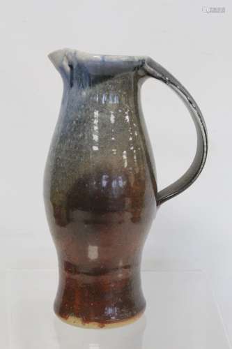 Lisa Hammond London studio pottery jug of baluster form with...