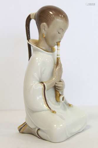 Danish Royal Copenhagen porcelain figure of an opium smoker ...