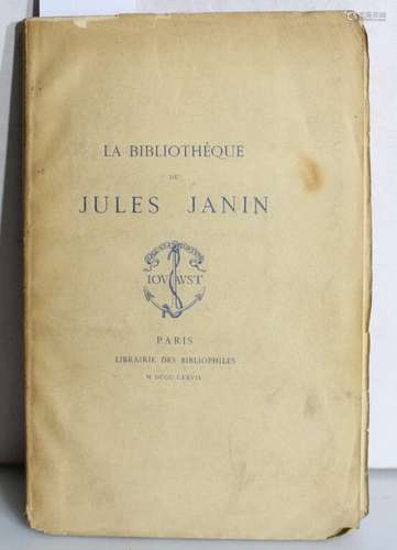 [BIBLIOGRAPHIE] - LACROIX (Paul). La bibliothèque de Jules J...