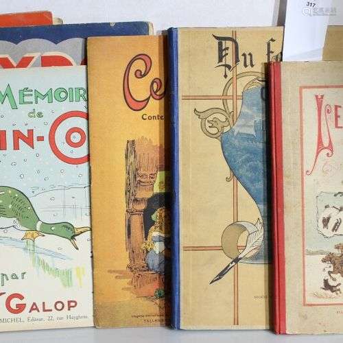 [LOT DE 6 LIVRES POUR ENFANTS]. DURST - Nounouche fait le to...