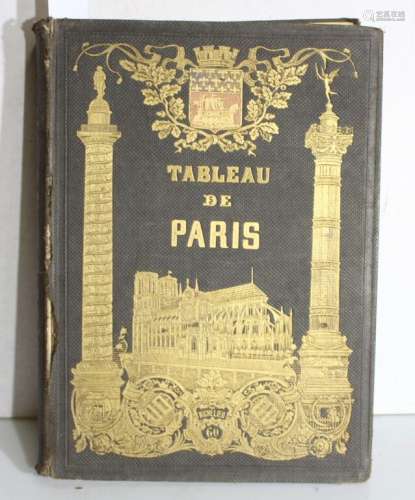 TEXIER (Edmond). Tableau de Paris. Paris, Paulin et Le Cheva...