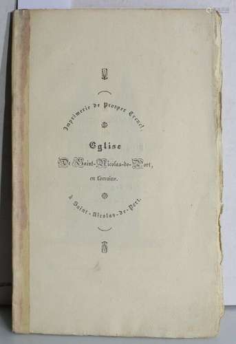 CAYON (Jean). Église de Saint-Nicolas-de-Port en Lorraine, à...