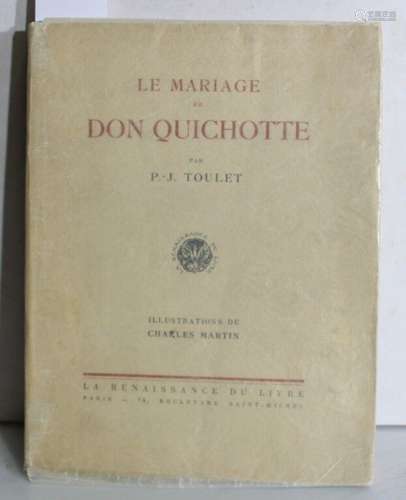 [MARTIN] - TOULET (Paul-Jean). Le mariage de Don Quichotte. ...