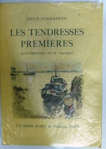 [CASSIERS] - VERHAEREN (Émile). Les tendresses premières. Pa...