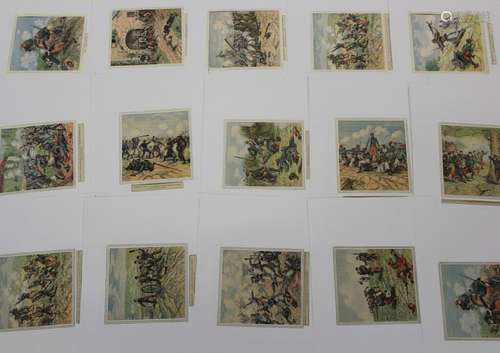 [38 GRAVURES MILITAIRES EN COULEURS]. Gravures en couleurs p...