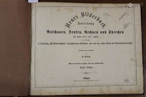 BOHNN (A.). Bohny's neues bilderbuch. Eklingen, Verlag Schre...