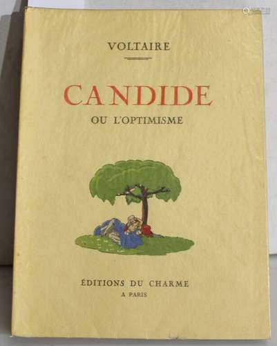 [JYLBERT] - VOLTAIRE. Candide ou l'optimisme. Paris, Édition...