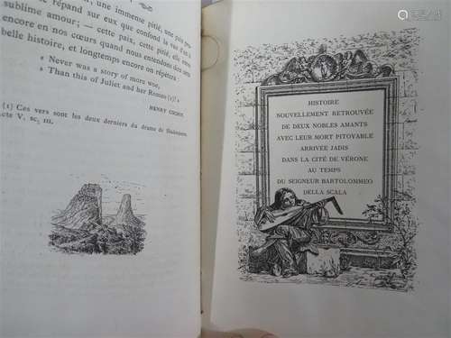 DA PORTO (Luigi). Giulietta et Roméo. Paris, Charavay Frères...