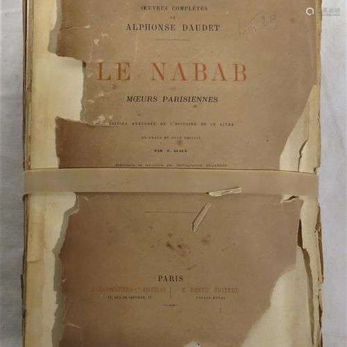 [ALAUX] - DAUDET (Alphonse). Le Nabab. Paris, Charpentier et...