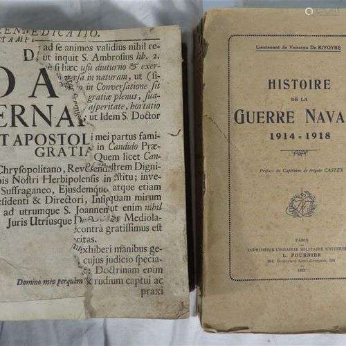 RIVOYRE (Lieutenant de vaisseau de). Histoire de la guerre n...