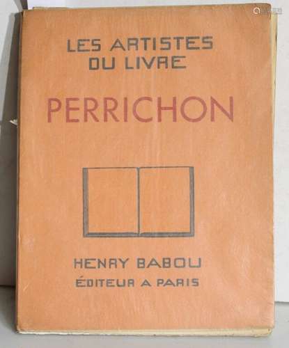 [LES ARTISTES DU LIVRE] - BABOU (Henry). J.-L. Perrichon. Pa...