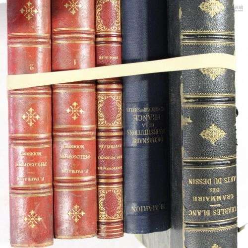 [LOT DE 4 LIVRES]. BLANC - Grammaire des arts et du dessin. ...