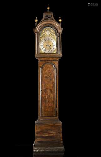 JOSEPH HOCKER Long case clock decorated with "chinoiser...