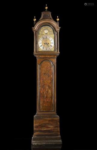 JOSEPH HOCKER Long case clock decorated with "chinoiser...