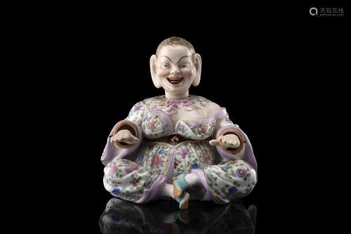 Meissen manufacture, 20th century. A polychrome porcelain fi...