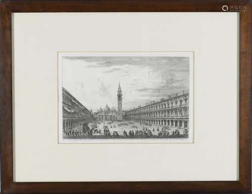Michele Marieschi View of Piazza San Marco towards the Basil...