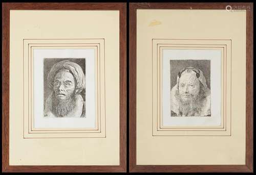 Giandomenico Tiepolo Oriental heads, after Giambattista Tiep...